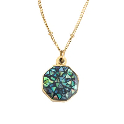 Starfish Project Women's Green / Blue / Gold Cherished Reflections Locket