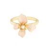 Starfish Project Women's Pink / Purple Hope In Bloom Ring In Misty Rose