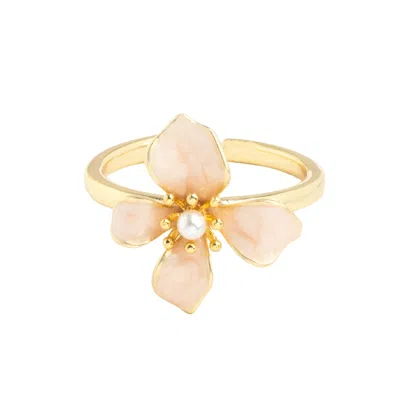 Starfish Project Women's Pink / Purple Hope In Bloom Ring In Misty Rose