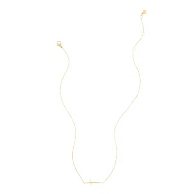 Starfish Project Women's Radiant Cross Necklace In Gold
