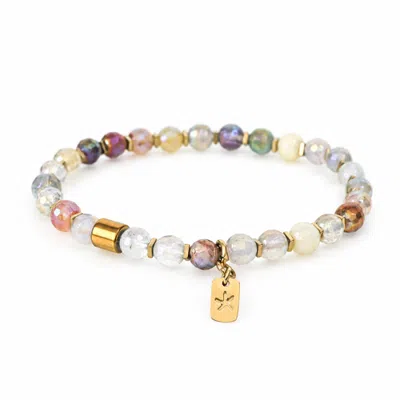 Starfish Project Yuyu Gemstone Beaded Bracelet In Multi