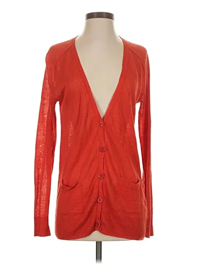 Pre-owned Staring At Stars Cardigan Sweater In Red
