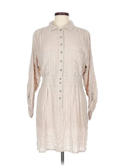 Pre-owned Staring At Stars Casual Dress In Brown