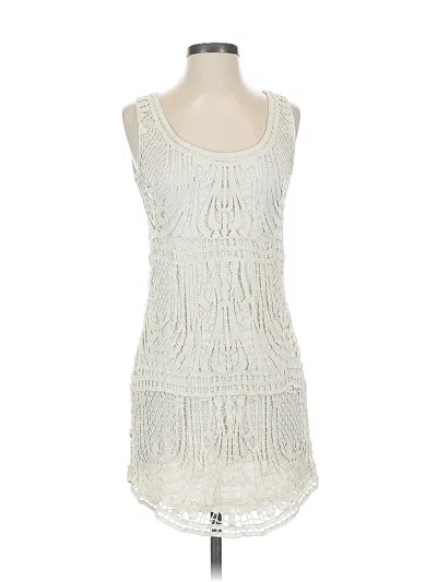 Pre-owned Staring At Stars Casual Dress In White