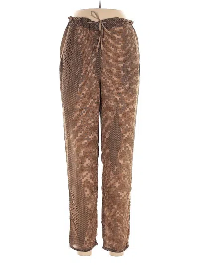 Pre-owned Staring At Stars Casual Pants In Brown