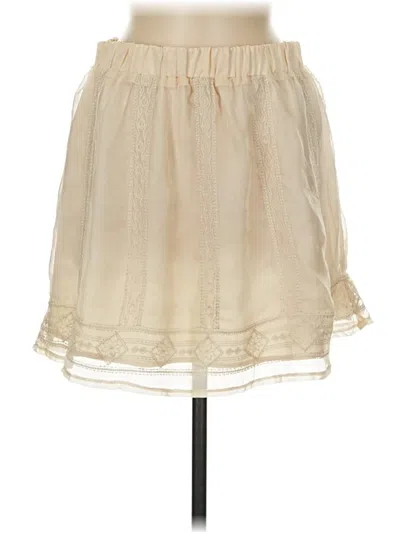 Pre-owned Staring At Stars Casual Skirt In Ivory