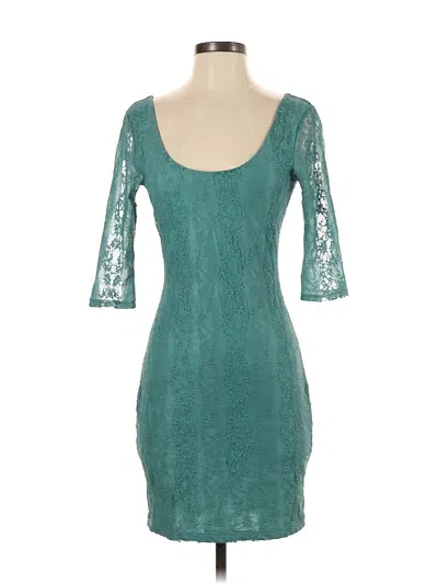 Pre-owned Staring At Stars Cocktail Dress In Blue