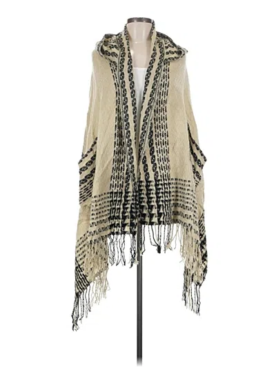 Pre-owned Staring At Stars Poncho In Ivory