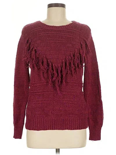 Pre-owned Staring At Stars Pullover Sweater In Burgundy