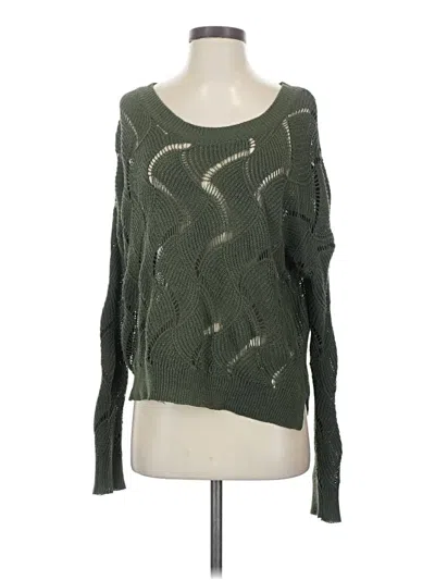 Pre-owned Staring At Stars Pullover Sweater In Green