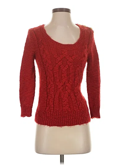 Pre-owned Staring At Stars Pullover Sweater In Red