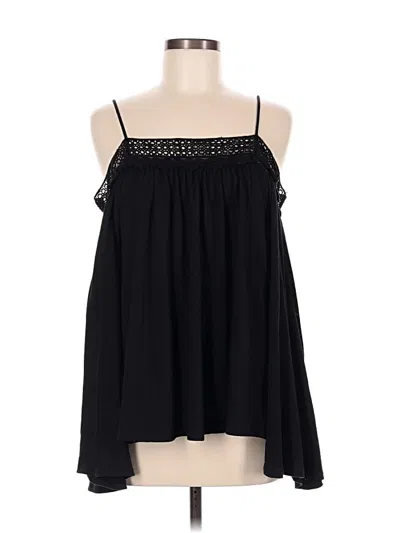 Pre-owned Staring At Stars Sleeveless Blouse In Black