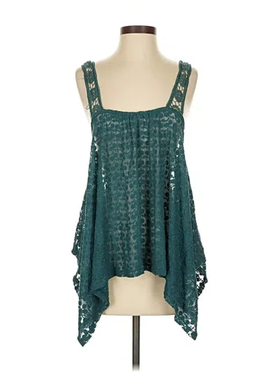 Pre-owned Staring At Stars Sleeveless Blouse In Blue