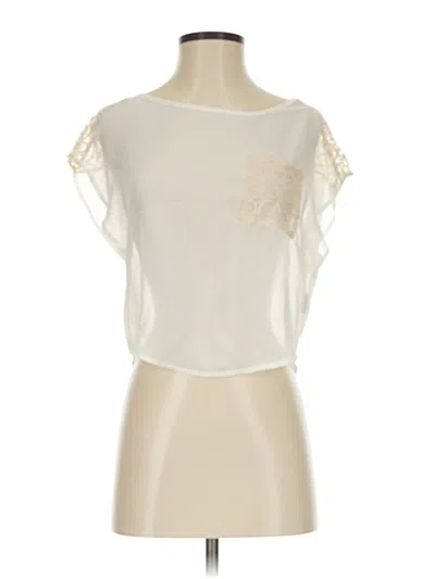 Pre-owned Staring At Stars Sleeveless Blouse In Ivory