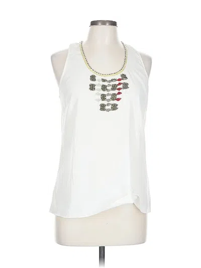 Pre-owned Staring At Stars Sleeveless Blouse In White