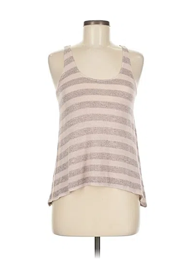 Pre-owned Staring At Stars Tank Top Tan Halter Neckline Tops
