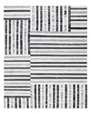 Stark Studio Rugs Jovia Ka8562 Area Rug, 9' X 12' In White/onyx