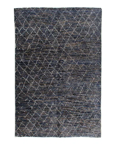 Stark Studio Rugs Kitto K1840 Area Rug, 10' X 14' In Navy/white