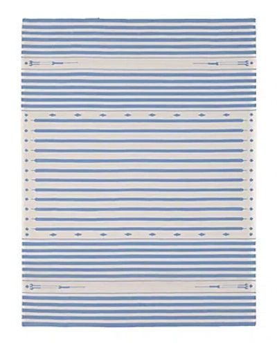 Stark Studio Rugs Kyree A27598 Area Rug, 6' X 9' In White/blue