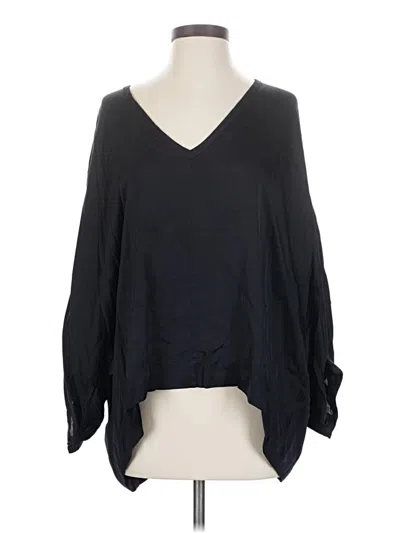 Pre-owned Stark X 3/4 Sleeve Blouse In Black