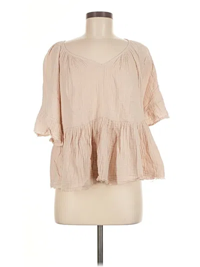 Pre-owned Stark X 3/4 Sleeve Blouse In Brown