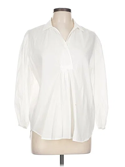 Pre-owned Stark X 3/4 Sleeve Blouse In Ivory