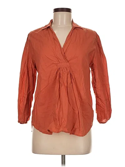 Pre-owned Stark X 3/4 Sleeve Blouse In Orange