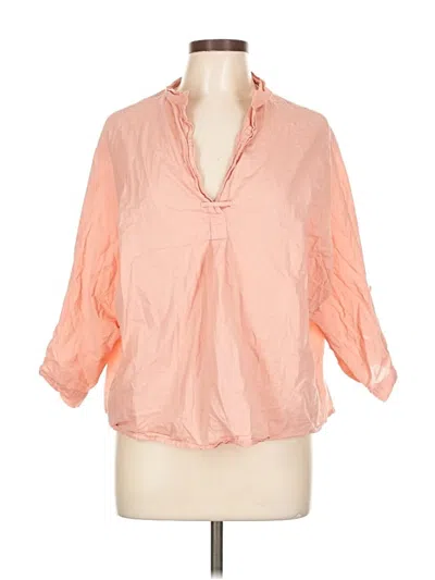 Pre-owned Stark X 3/4 Sleeve Blouse In Pink