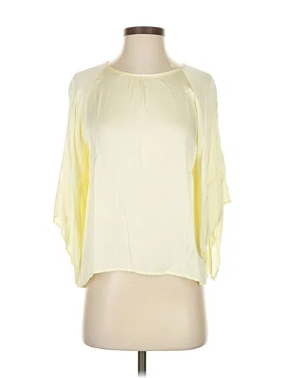 Pre-owned Stark X 3/4 Sleeve Blouse In Yellow