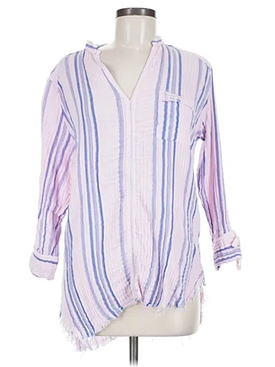 Pre-owned Stark X Long Sleeve Blouse In Pink