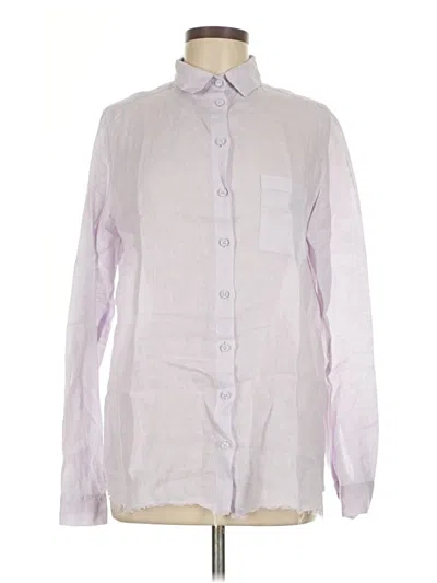 Pre-owned Stark X Long Sleeve Button Down Shirt In Purple