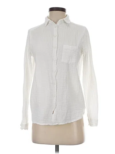 Pre-owned Stark X Long Sleeve Button Down Shirt In White