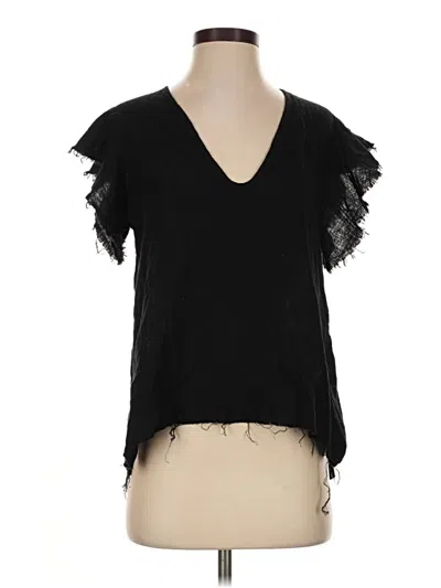 Pre-owned Stark X Short Sleeve Top Black V-neck Tops