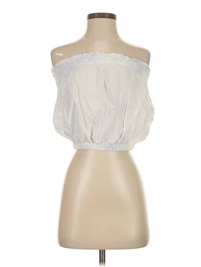 Pre-owned Stark X Sleeveless Blouse In White