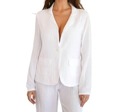 Starkx Blazer Gauze In White