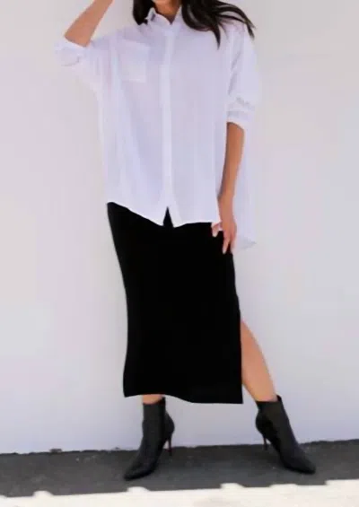 Starkx Boyfriend Shirt In White