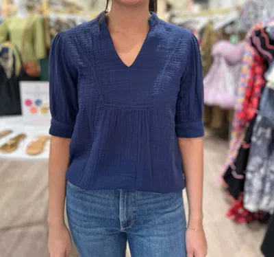 Starkx Dolly Top In Navy