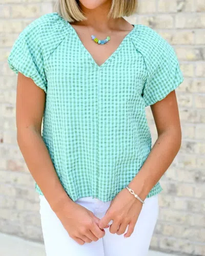 Starkx Donna Top In Sea Green In Blue