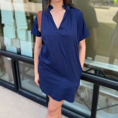 Starkx Gal Dress In Navy In Blue