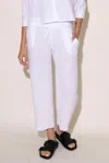 Starkx Gauze Billy Pant Raw Hem In White In White