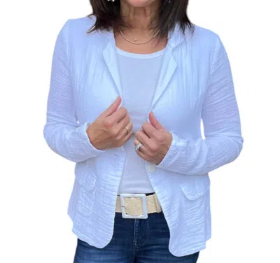 Starkx Gauze Blazer In White