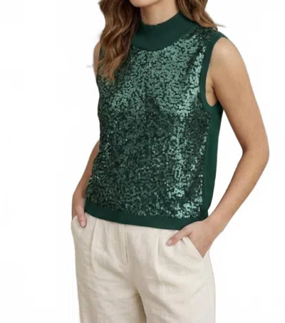 Starkx Georgia Vest In Emerald In Green