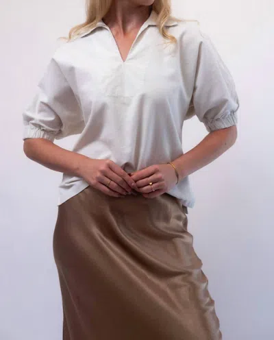 Starkx Grace Top In White Ice In Multi