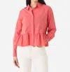 Starkx Lizzy Top In Rouge In Multi