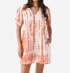 Starkx Lucia Dress In Rosewood Tie Dye In Multi