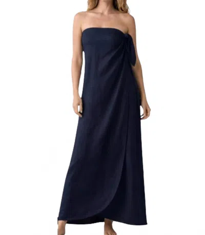 Starkx Ridley Maxi Dress In Navy In Blue