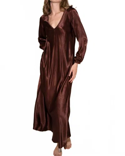 Starkx Seraphina Midi Dress In Coco In Brown