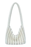 Starlet Faux Pearl Bead Shoulder Bag