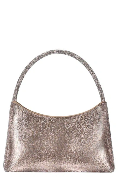 Starlet Rhinestone Top Handle Bag In Champagne