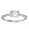 Starlette Women's Cora Stackable Ring In Silver In White